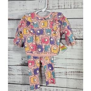 Care Bears Toddler Girls 2-piece outfit long sleeve NWT size 6/9 Months